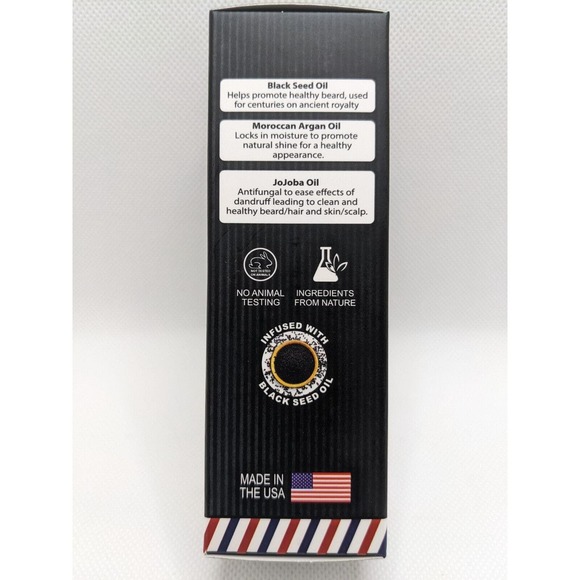 BAHAWAT Premium Beard & Hair Oil Conditioner & Softener - Barbershop Scent - 2oz - Picture 4 of 4